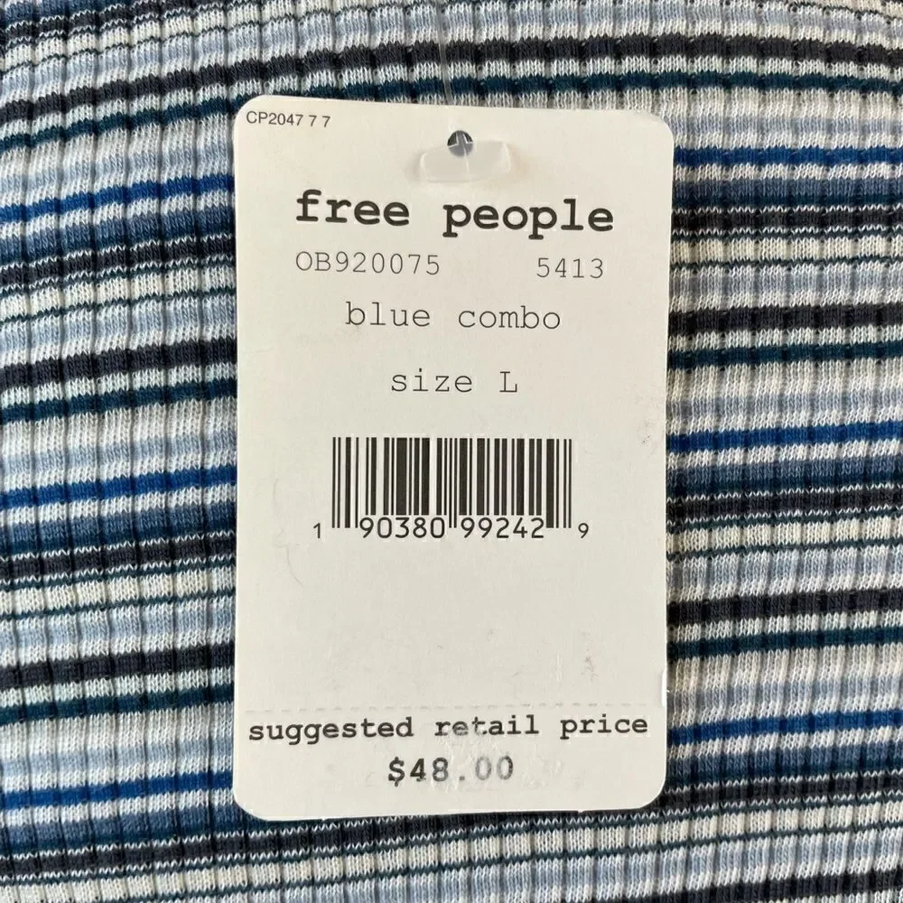 NWT Free People Short Sleeve Top Size L